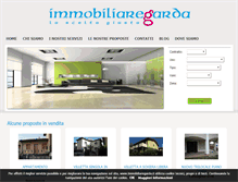 Tablet Screenshot of immobiliaregarda.it